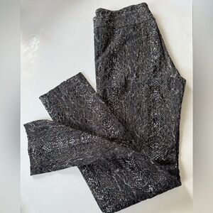 ELLIOTT LAUREN Snakeskin Print Pull On Skinny Legging Size 4 Pant 29 inch waist